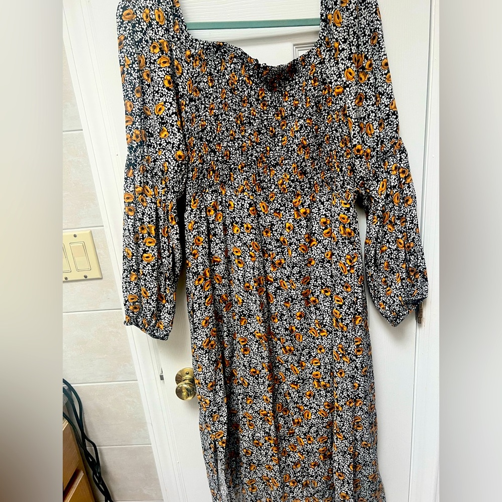 Patterned Maxi Dress